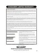 Preview for 3 page of Sharp AF-S60PX Installation And Operation Manual