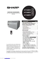 Предварительный просмотр 1 страницы Sharp AF-S60RX Installation And Operation Manual