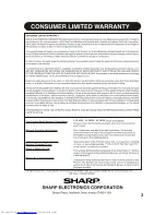 Preview for 3 page of Sharp AF-S60RX Installation And Operation Manual