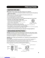 Предварительный просмотр 9 страницы Sharp AF-S60RX Installation And Operation Manual