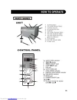 Предварительный просмотр 11 страницы Sharp AF-S60RX Installation And Operation Manual