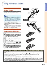 Preview for 14 page of Sharp AH-57201 Operation Manual