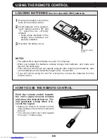 Preview for 8 page of Sharp AH-A07BE Operation Manual