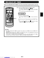 Preview for 13 page of Sharp AH-A07BE Operation Manual