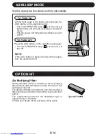 Preview for 16 page of Sharp AH-A07BE Operation Manual