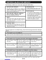 Preview for 18 page of Sharp AH-A07BE Operation Manual