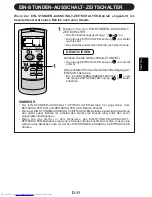 Preview for 29 page of Sharp AH-A07BE Operation Manual