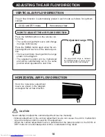 Preview for 12 page of Sharp AH-A09BF Operation Manual