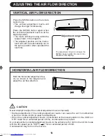 Preview for 11 page of Sharp AH-A24FEF Operation Manual