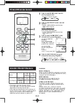 Предварительный просмотр 19 страницы Sharp AH-A5UDL Operation Manual