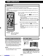 Preview for 14 page of Sharp AH-AP09CF Operation Manual