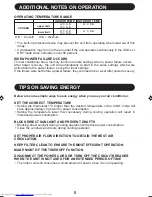 Preview for 5 page of Sharp AH-AP18FMF Operation Manual