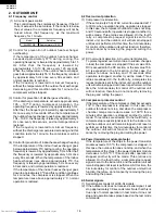 Preview for 16 page of Sharp AH-S327W2 Service Manual