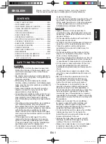 Preview for 3 page of Sharp AH-X10 Series Operation Manual