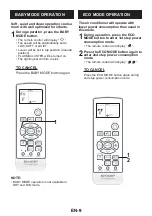 Preview for 10 page of Sharp AH-XP10 B Series Operation Manual