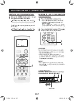 Preview for 8 page of Sharp AH-XP10UF Operation Manual