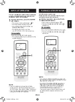 Preview for 9 page of Sharp AH-XP10UF Operation Manual