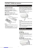 Sharp Air Conditioner Operation Manual предпросмотр