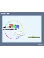 Sharp AJ-1100 Online Manual preview