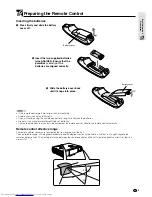 Предварительный просмотр 11 страницы Sharp AJ-1800 - Notevision PG-M10X XGA DLP Projector Operation Manual