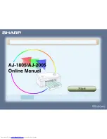 Sharp AJ-1805 Online Manual preview