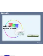 Sharp AJ-2200 Online Manual preview