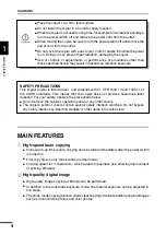 Preview for 6 page of Sharp AL-1340 - B/W Laser - Copier Operation Manual