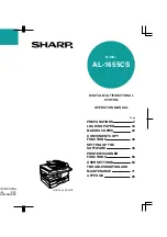 Sharp AL 1655CS - B/W Laser - All-in-One Operation Manual preview