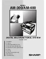 Sharp AM-300 Online Manual preview