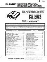 Preview for 1 page of Sharp AN-60KT Service Manual