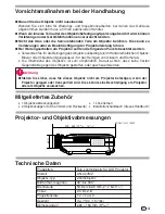 Preview for 9 page of Sharp AN-C27MZ Installation Manual