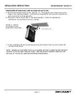 Preview for 10 page of Sharp AN-CM270 Installation Instructions Manual