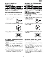 Preview for 5 page of Sharp AN-M15T Service Manual