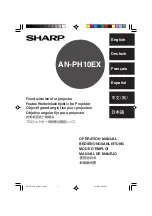 Preview for 1 page of Sharp AN-PH10EX Operation Manual