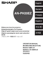 Preview for 4 page of Sharp AN-PH10EX Operation Manual