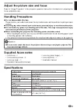 Preview for 9 page of Sharp AN-PH10EX Operation Manual