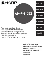 Preview for 10 page of Sharp AN-PH10EX Operation Manual