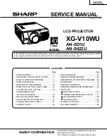 Sharp AN-S422U Service Manual предпросмотр