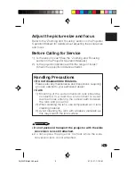 Preview for 3 page of Sharp AN-W9Z Operation Manual