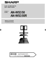 Sharp AN-WS350 Operation Manual preview