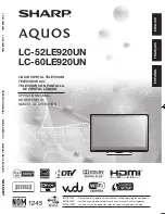 Sharp AQUOS 10P06-MX-NM Operation Manual предпросмотр