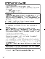 Preview for 4 page of Sharp AQUOS 10P06-MX-NM Operation Manual