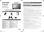 Preview for 1 page of Sharp AQUOS 2T-C50AD1X Operation Manual