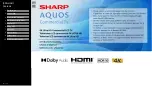 Preview for 1 page of Sharp AQUOS 4P-B50EJ2U Operation Manual