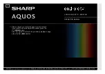 Preview for 1 page of Sharp AQUOS 4T-C65CK1X Operation Manual