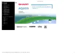 Sharp Aquos 8M-B70AU Operation Manual preview