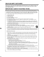 Preview for 5 page of Sharp AQUOS 9JDJ3BX0131A Operation Manual