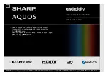 Preview for 1 page of Sharp AQUOS androidtv 4T-C50BJ1T Operation Manual