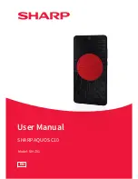 Предварительный просмотр 1 страницы Sharp AQUOS C10 User Manual