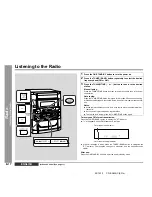 Предварительный просмотр 18 страницы Sharp AQUOS CD-BA250 Operation Manual